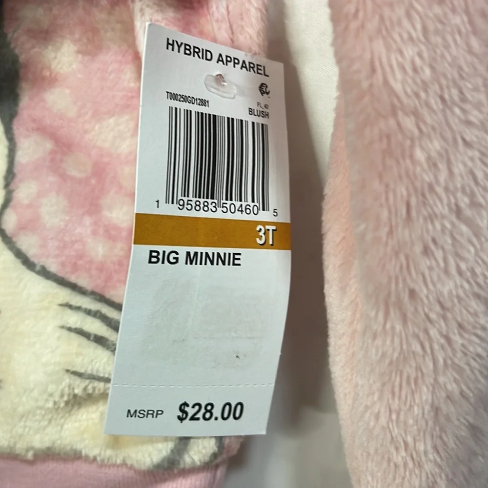 Disney Little Girls Minnie Woobie Sweatshirt - Picture 5 of 7